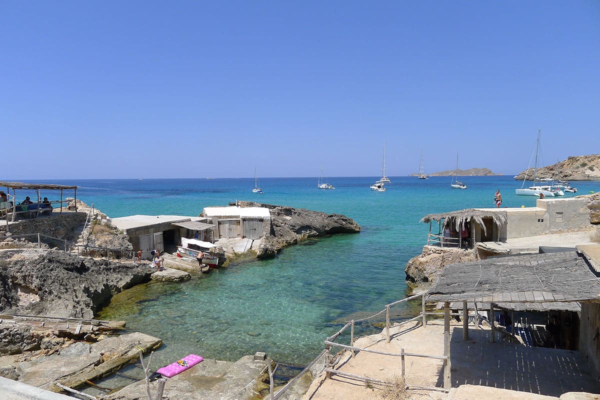 varadero cala tarida casitas pescadores Ibiza